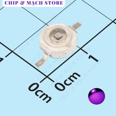 LED Tím UV Cực Tím 3W 420-430nm 700mAChip & Mạch Store