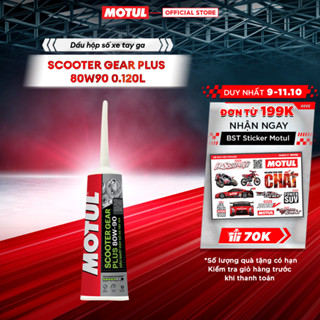 Dầu hộp số xe tay ga MOTUL SCOOTER GEAR PLUS 80W90 0.120L