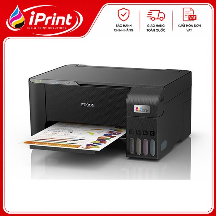 Máy in màu đa năng Epson EcoTank L3250 - Hàng chính hãng - Kết nối Wifi