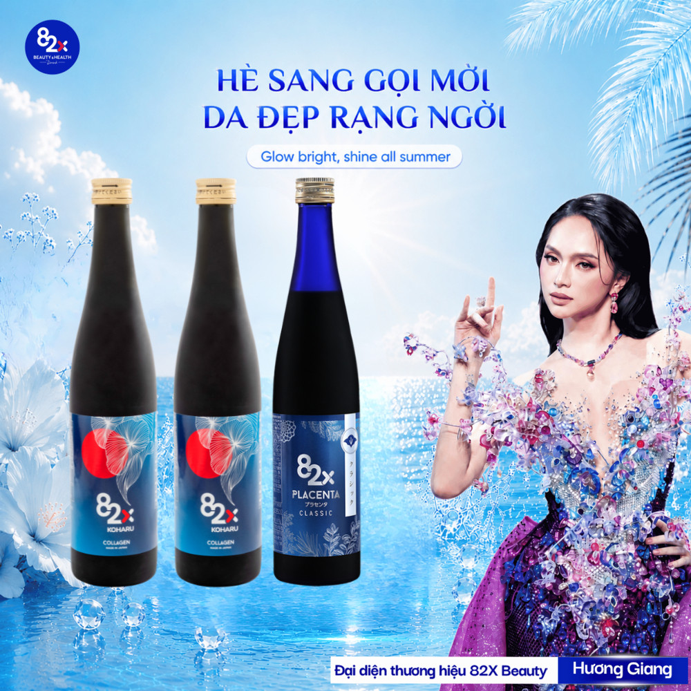 [Combo 3 Chai] Nước Uống Collagen 82X: 2 COLLAGEN KOHARU + 1 PLACENTA CLASSIC (500ml/Chai)