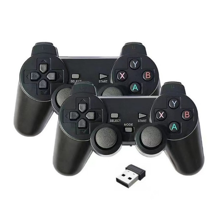 2.4g Tay Cầm Chơi Game Không Dây Android TVBOX TV Box PC Set Top Box One for Two Gamepad