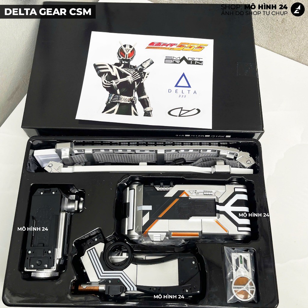 mô hình hoá trang Thắt lưng siêu nhân Kamen Rider Faiz Delta Gear complete CSM bootleg Drive delta S