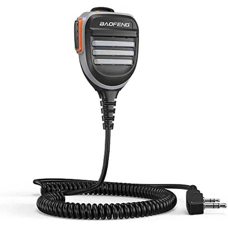 BaoFeng Walkie Talkie Loa Micrô, Mic cảnh sát vai từ xa cho Baofeng UV-5R Mini BF-F8HP Pro 5RM DM21 