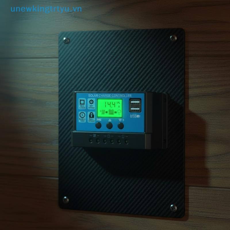 Bộ điều khiển sạc năng lượng mặt trời Unewtyu Bảng điều khiển năng lượng mặt trời 10A / 30A Bộ điều 