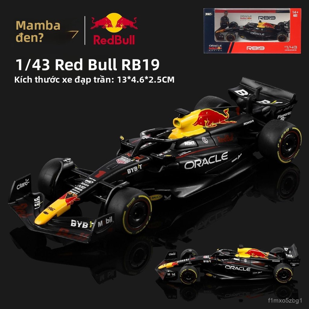 Mô hình xe đua Red Bull F1 RB19 Bburago 1/18 xe công thức 1 siêu lớn bằng hợp kim bộ sưu tập decor p