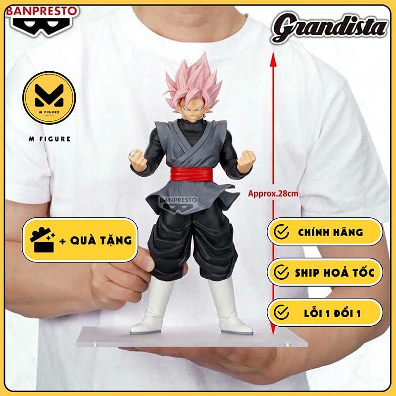 MÔ HÌNH Goku Black SSR - Dragon Ball Super - Grandista (Bandai Spirits) FIGURE CHÍNH HÃNG