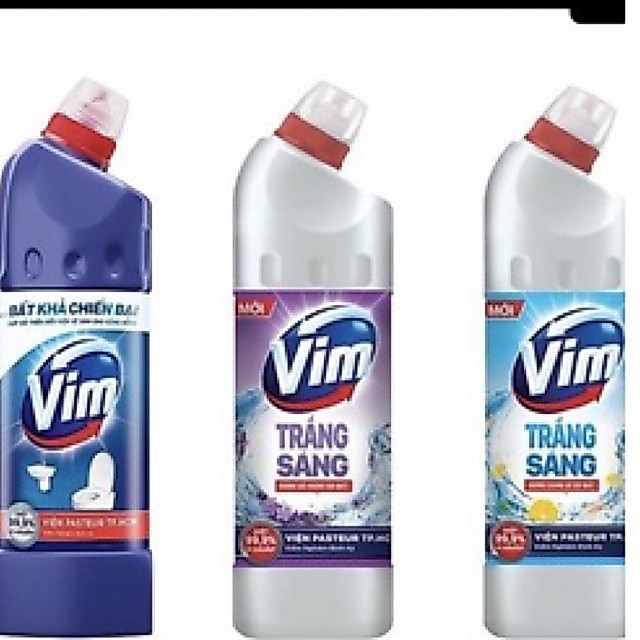 Vim Trắng Sáng Hương Chanh Sả Dịu Mát 880ml & Vim Trắng Sáng Hương Oải Hương Dịu Mát 880ml