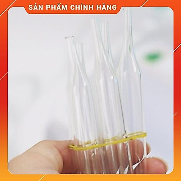 Combo 10 ống hút mụn thuỷ tinh