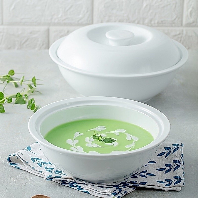 Âu phíp đựng cơm, canh có nắp kiểu Hàn Quốc