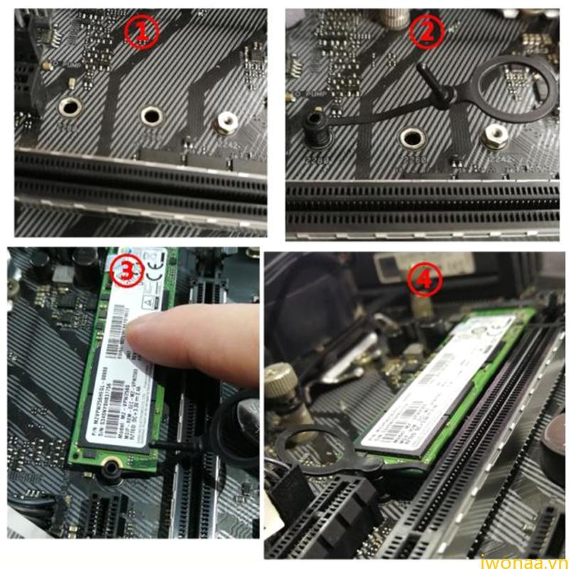 IWO 10 Cái Cho M 2 SSD Nylon Dây Buộc Cho M2 H310 B360 B365 Bo Mạch Chủ Tay Dụng Cụ