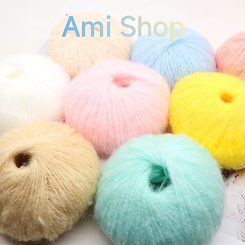 Len Mohair siêu mềm mịn 25g
