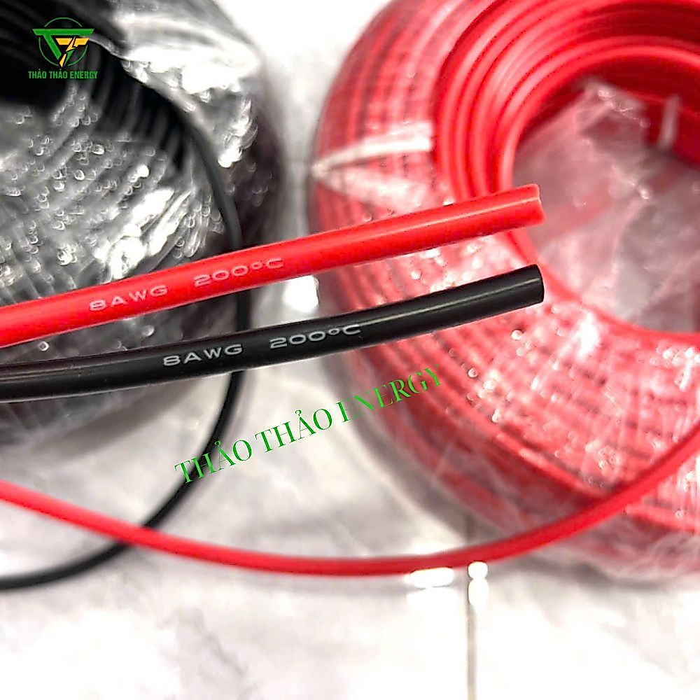 Dây điện chống cháy cao cấp silicon AWG 8 - loại dây lớn (Tính theo mét)