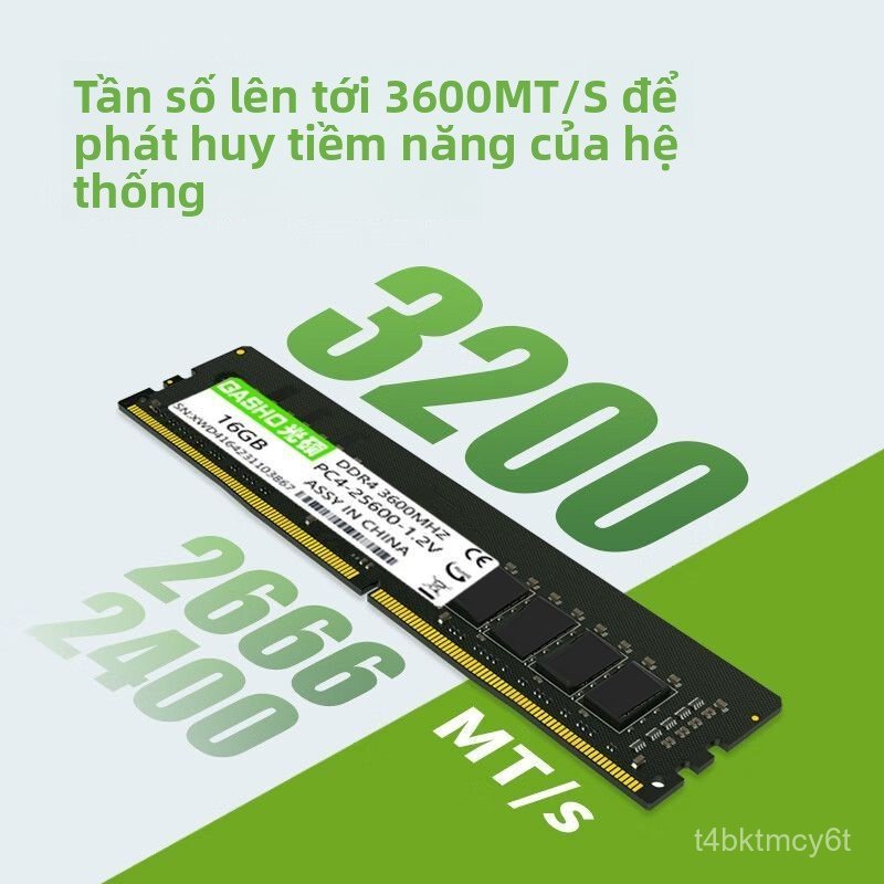Ram DDR4 32GB (16GBx2) Bus 2666MHz tản nhiệt nhôm gaming hiệu năng cao cho PC máy tính