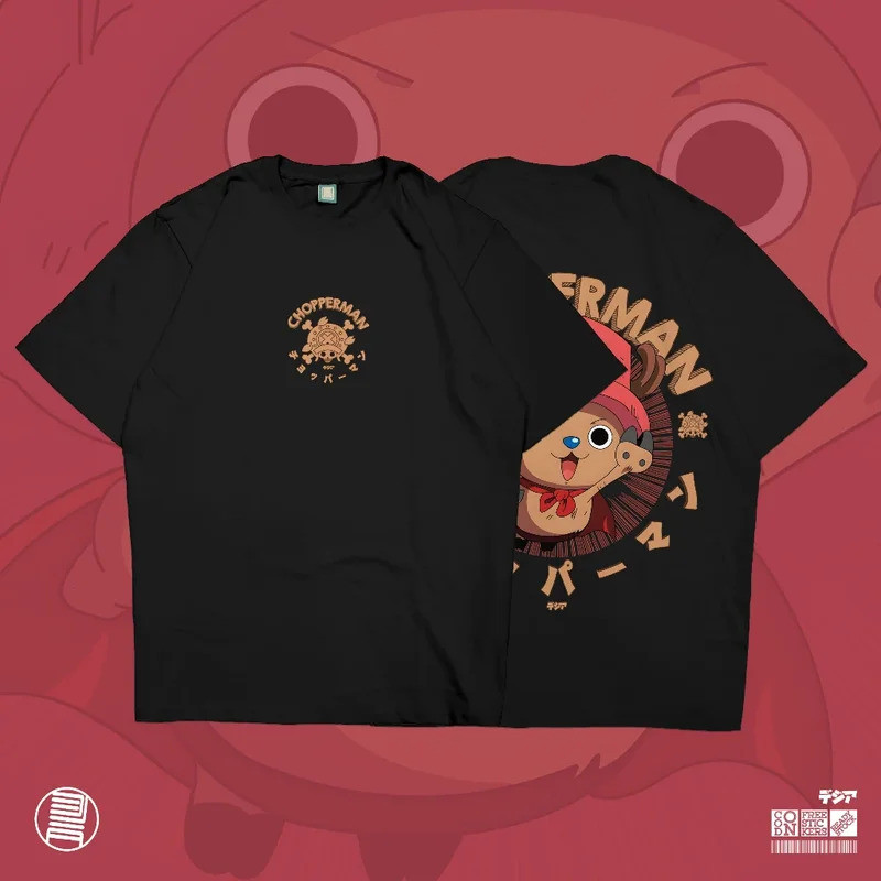 Áo thun Chopper Man One Piece Luffy Mũ Rơm Mana Anime Vibu Quần Áo Nhật Bản DJA