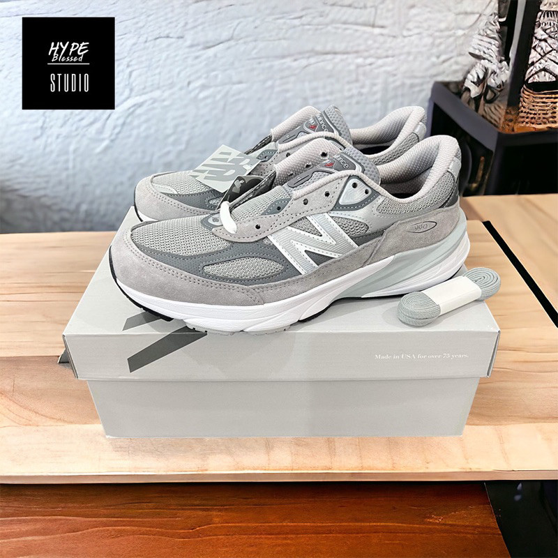 NEW BALANCE 990v6 Sản xuất tại Mỹ Xám (M990GL6) Sẵn sàng giao hàng, chính hãng 100%.