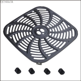 YJCNELCR 7QT Kim Loại Nồi Chiên Không Khí Tấm Lót Kim Loại Vuông Thảm Nấu Ăn Kim Loại Nồi Chiên Không Khí Tấm Lót Cho Máy Chiên Không Khí GAF716