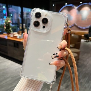 Dành Cho Iphone 17 Pro Max Ốp Lưng Chống Sốc Cho IPhone 14 13 11 12 Pro Max XR XS 14 Plus Đeo Ngang Dây Đeo Dây Treo Cổ Bao