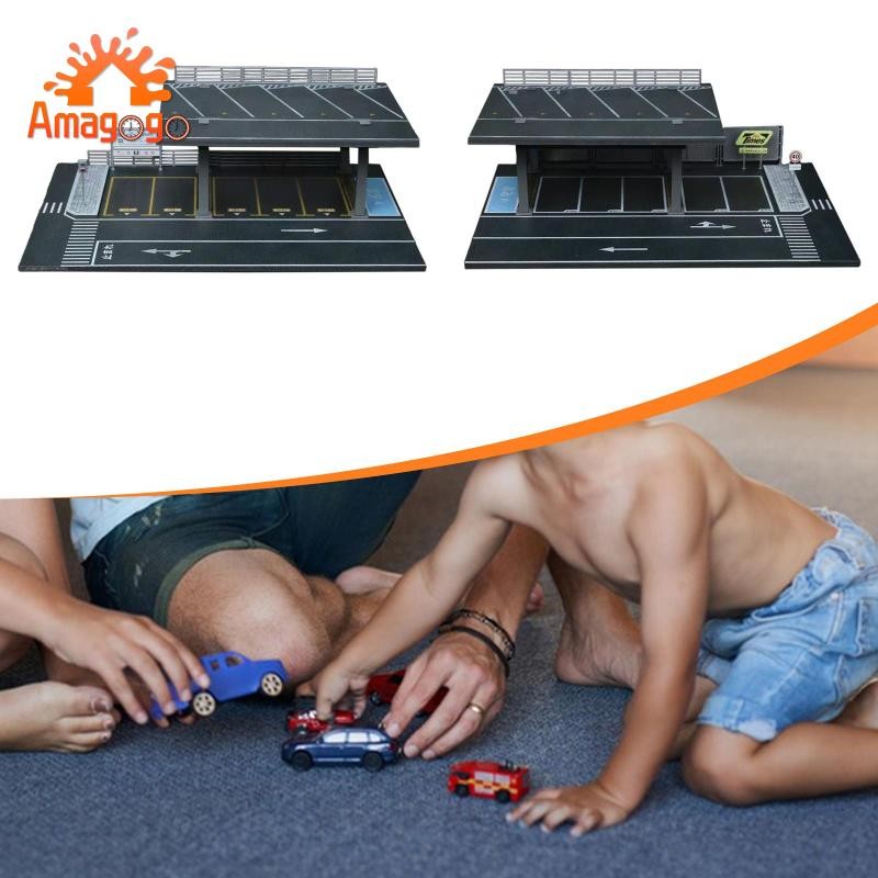 Tỉ Lệ 1 / 64 Diecast Model Màn Hình Ô Tô Diecast Car Show Sắp Xếp Bãi Đậu Xe