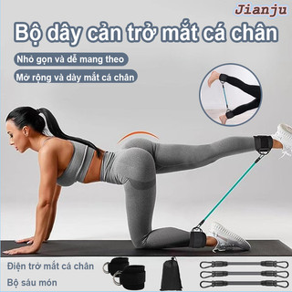 Quấn Cổ Chân Tập Gym 6 Món - Phụ Kiện Hỗ Trợ Tập Chân Mông Hiệu Quả Với Cáp Tại Phòng Tập