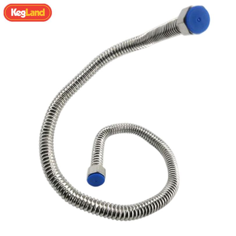 Kegland 80 / 40cm Tay Flexi bằng thép không gỉ Bao gồm 1 / 2 inch Hex Nut Home Brewing Bar Tool