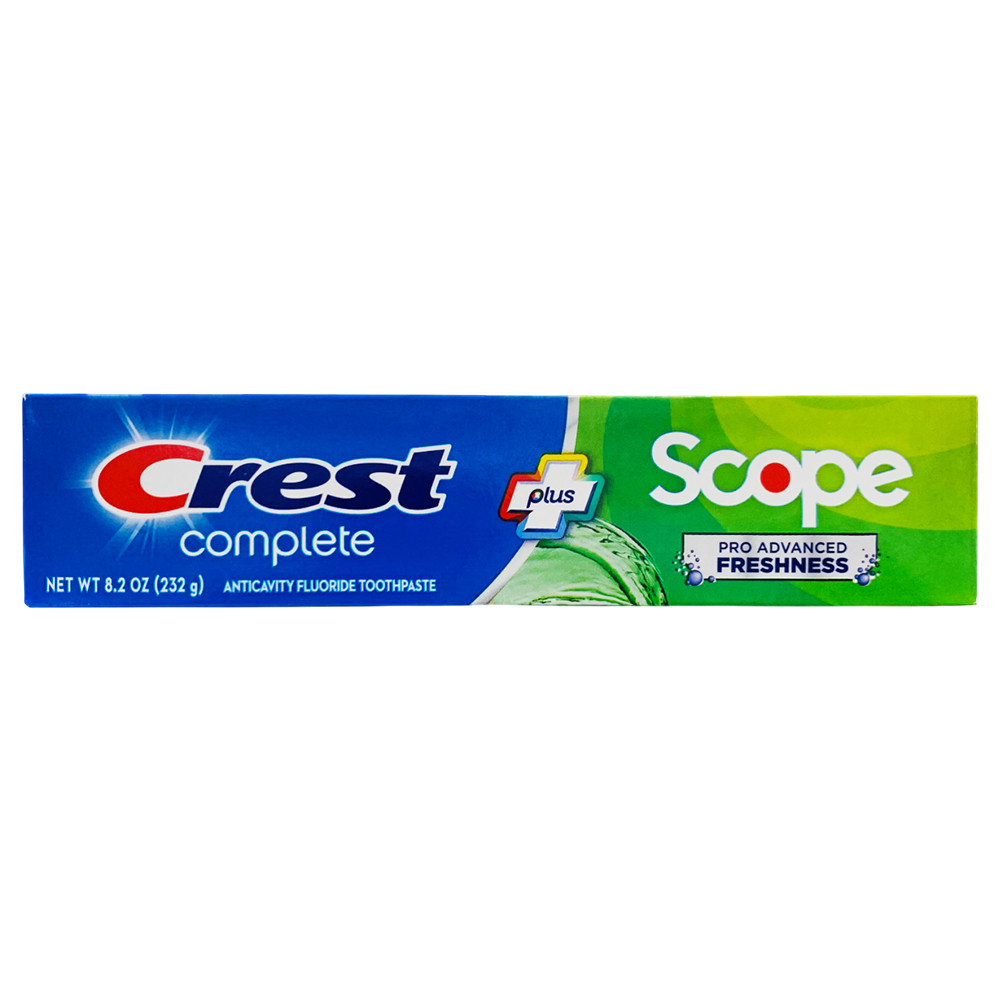 Kem đánh răng Crest Complete Plus Scope Pro Advanced Freshness 232g