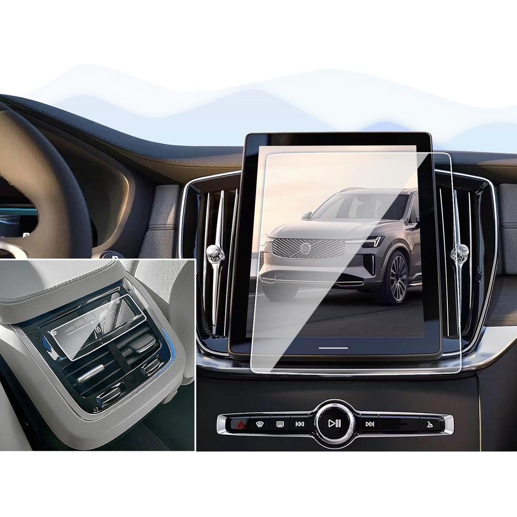 2 Chiếc Cho 2025 Volvo XC90 Bảo Vệ Màn Hình Cho 2025 Volvo XC90 Phụ Kiện Volvo XC90 2025 Màn Hình Đi