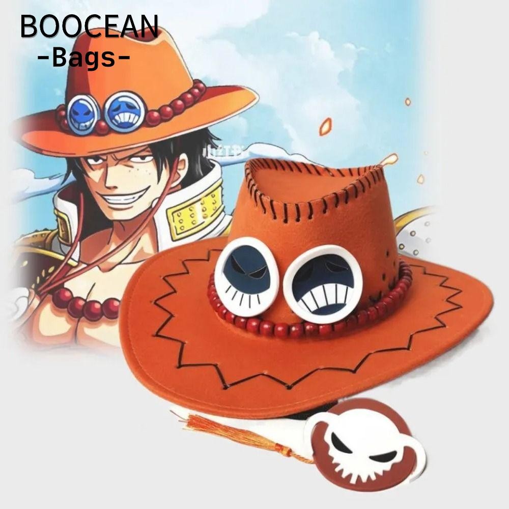 Mũ cosplay unisex Luffy, Ace và Law từ One Piece, phù hợp cho người lớn