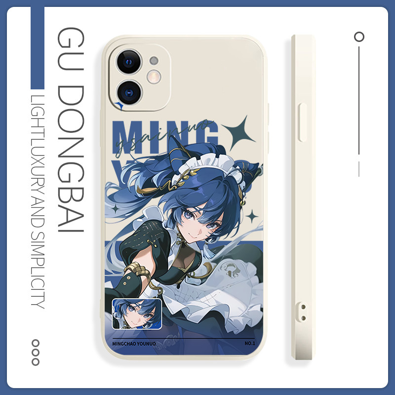 Ốp lưng Wuthering Waves dễ thương Iuno iPhone 17 16 iPhone 15 14 13 12 11 Plus Pro Max X XR XS SE 7 