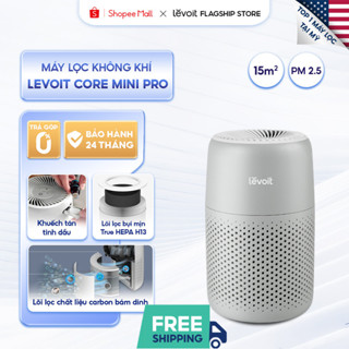 Máy Lọc Không Khí Levoit Core Mini Pro 15m2 | Lõi HEPA 3 lớp lọc bụi mịn-Khuếch tán tinh dầu