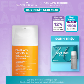 Kem dưỡng ẩm Vitamin C làm sáng da và tăng sinh collagen Paula's Choice C5 Super Boost Moisturizer 50ml 2900