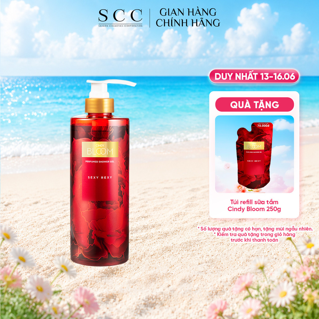 Sữa Tắm Nước Hoa CINDY BLOOM Sexy Rexy Hương Gợi Cảm Quyến Rũ 640g
