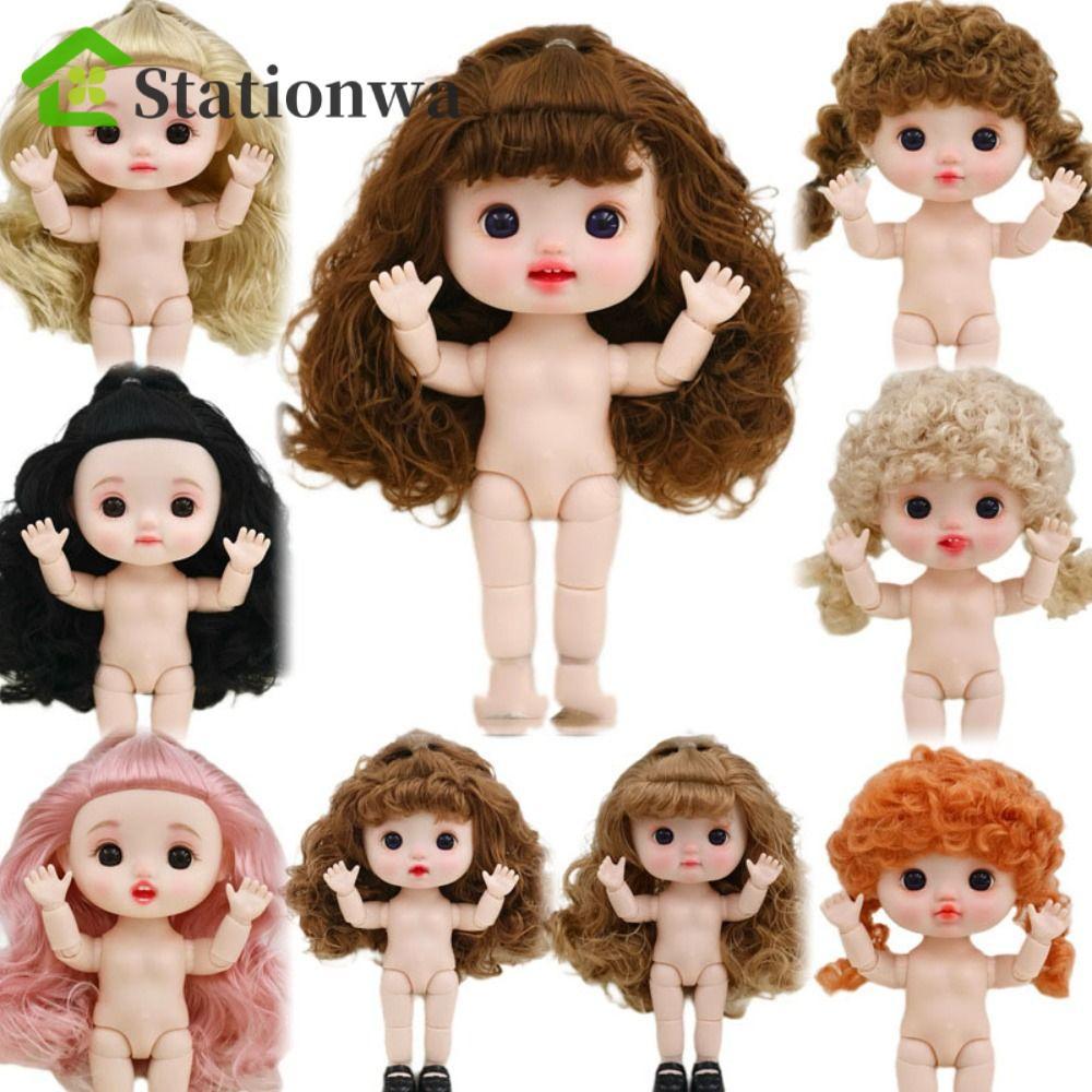 STATIONWA 1 / 6 BJD Thân búp bê khớp có thể di chuyển, Búp bê khớp 22 quả bóng Kawaii xinh đẹp, Mô p