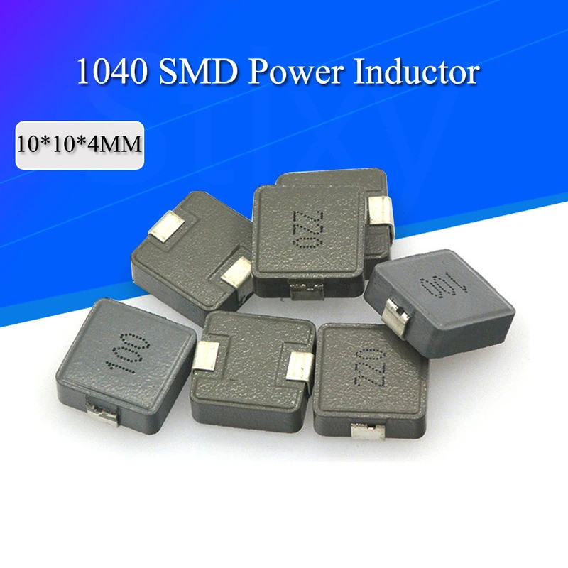 5 Chiếc SMD Điện Cuộn Cảm 2.2uh 2R2 4.7uh 4R7 6.8uh 6R8 10uh 100 220uh 220 Chip Cuộn Cảm 1040 H