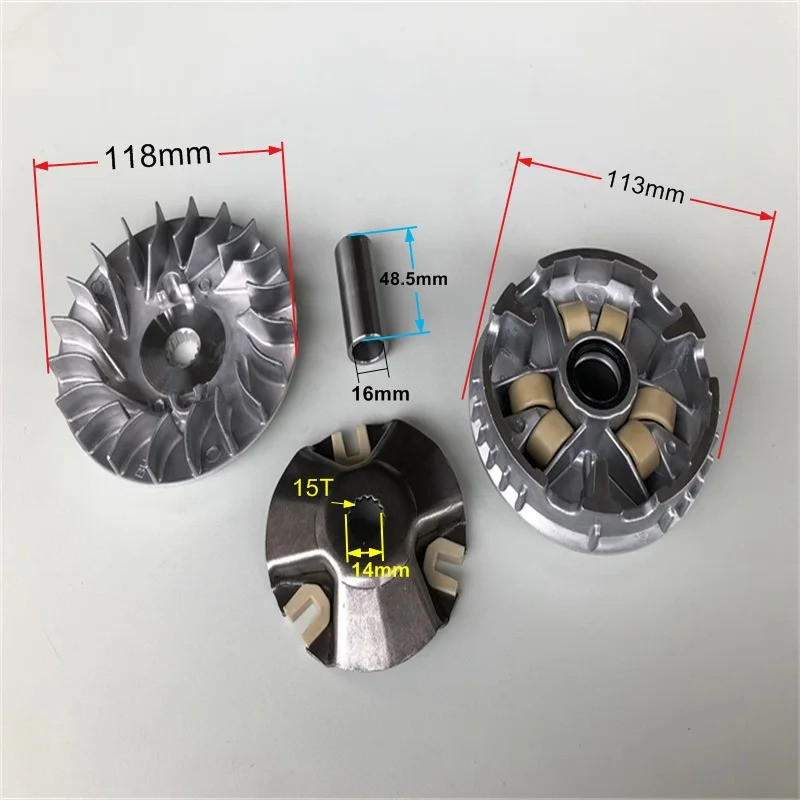 FW Xe Máy Xe Tay Ga Bws125 Biến Thể Bộ Con Lăn 14g Cho Yamaha Zuma125 Cygnus x Bws Zuma Yw Vino125 Z