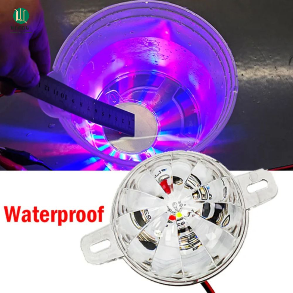 Đèn LED nhấp nháy WDFQW, Thiết kế chống nước công suất 8W Đèn chống va chạm, Nguồn đèn LED xe điện k
