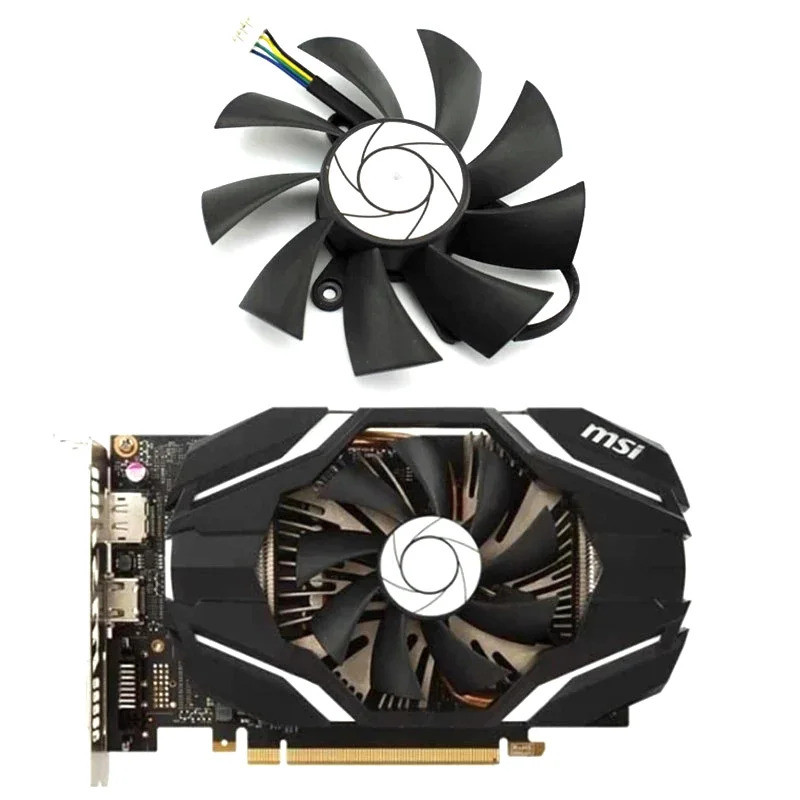 * Mới 85mm HA9015H12SF-Z 12V 0.45A GTX 1060 GPU Cooler cho MSI GTX 1060 ITX OC 6G GTX950 R7 360 2GD5