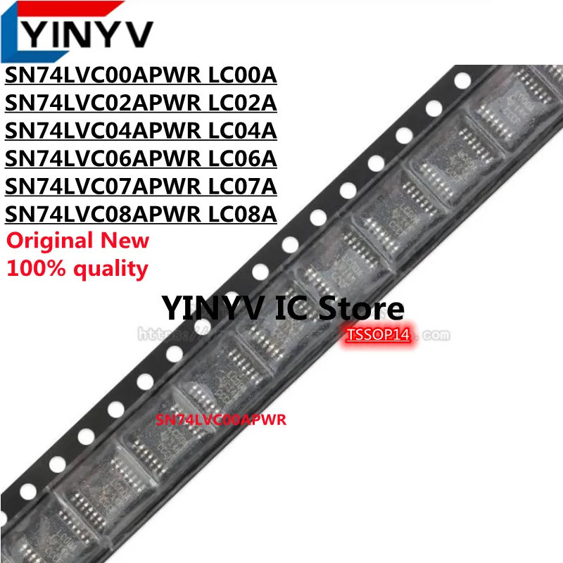 5 CÁI SN74LVC00APWR LC00A SN74LVC02APWR LC02A SN74LVC04APWR LC04A SN74LVC06APWR LC06A SN74LVC07APWR 