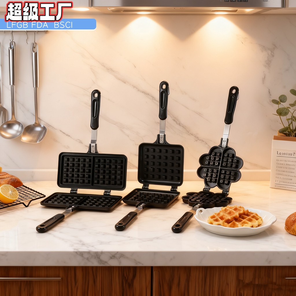 Khuôn Làm Bánh Waffle Tại Nhà, Khuôn Bánh Waffle, Khuôn Bánh Quy, Khuôn Bánh Kem, Khuôn Nướng Trứng 