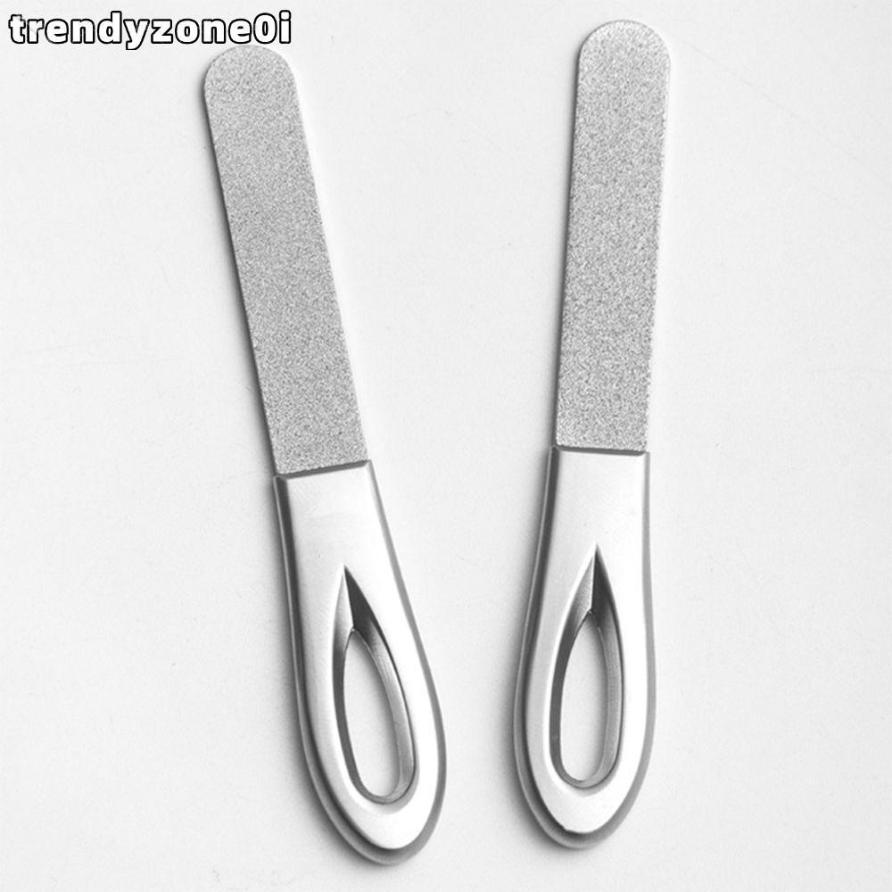 TRENDYZONE0I Nail File Double Side Grind Rod Kim loại Nail Art Tools