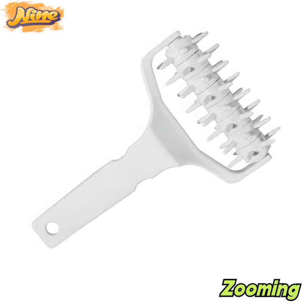 ZOOMING Pizza Dough Docker, Ngăn ngừa vỉ lỗ đục lỗ Dough Docker Roller, Cán bền bỉ Bánh ngọt cầm tay