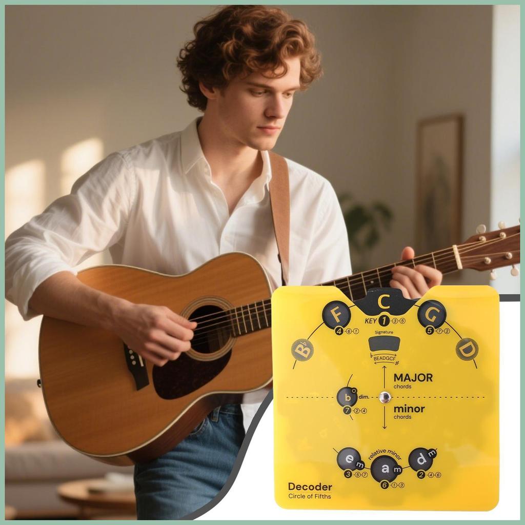 Bảng xếp hạng Circle Of Fifths Mã màu Xoay được Giáo dục âm nhạc Vòng tròn thứ năm Bánh xe lý thuyết