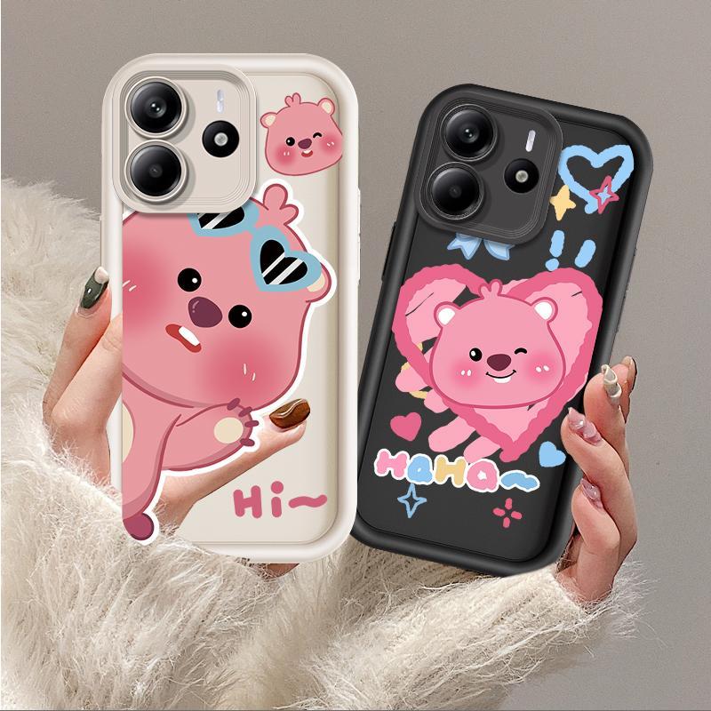 Ốp Lưng Cho Redmi Note 14 4G 5G Hoạt Hình Silicon Mềm Ốp lưng TPU Pororo Loopy Angel Eye Ốp Lưng Chố