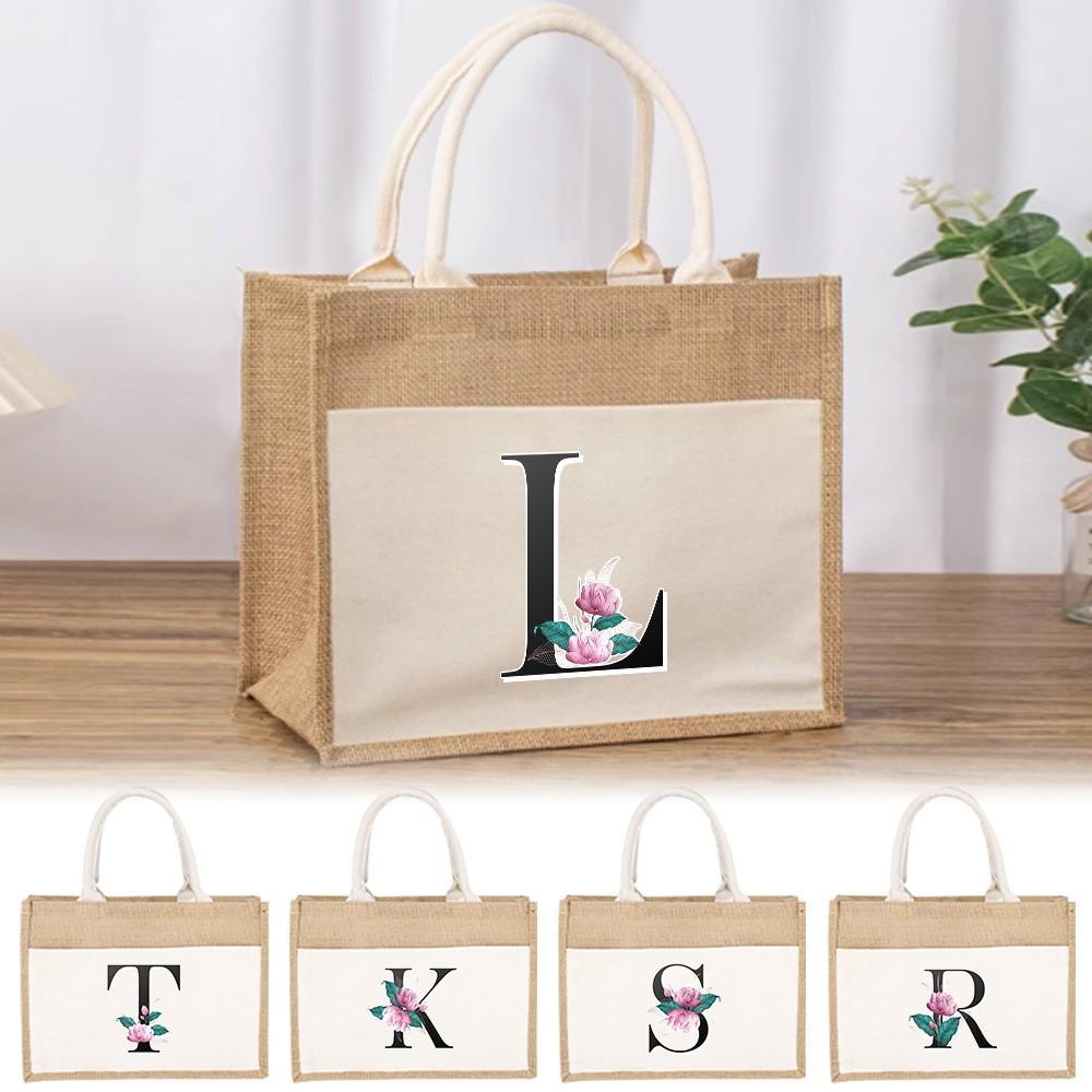 Linen Shoulder Bag Jute Bag Handbag Sacks Jute Imitation Sacks Linen Bags Women Shopping Bags Lamina