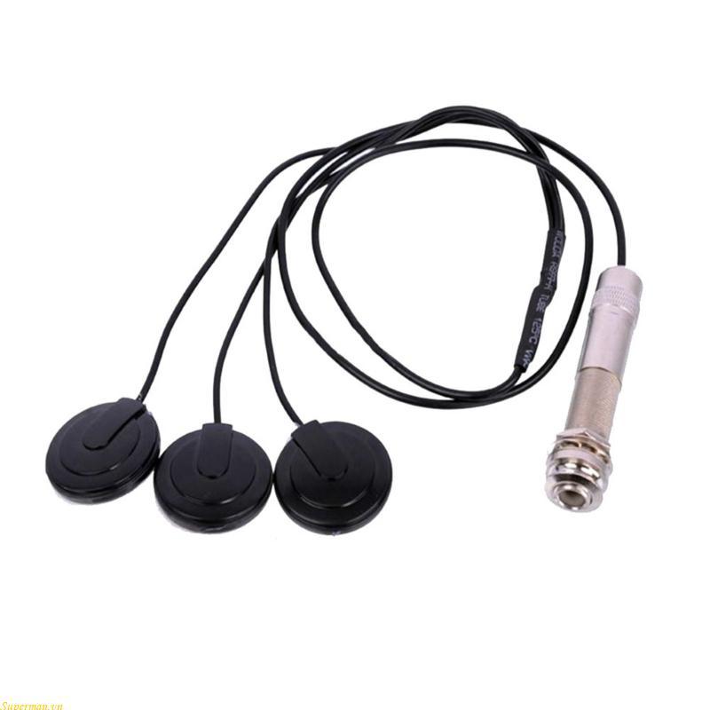 Đàn Guitar Tốt Nhất Âm Thanh Pickup Piezo Contact Micro Pickup Transducer Guitar Cable Sticker Guita
