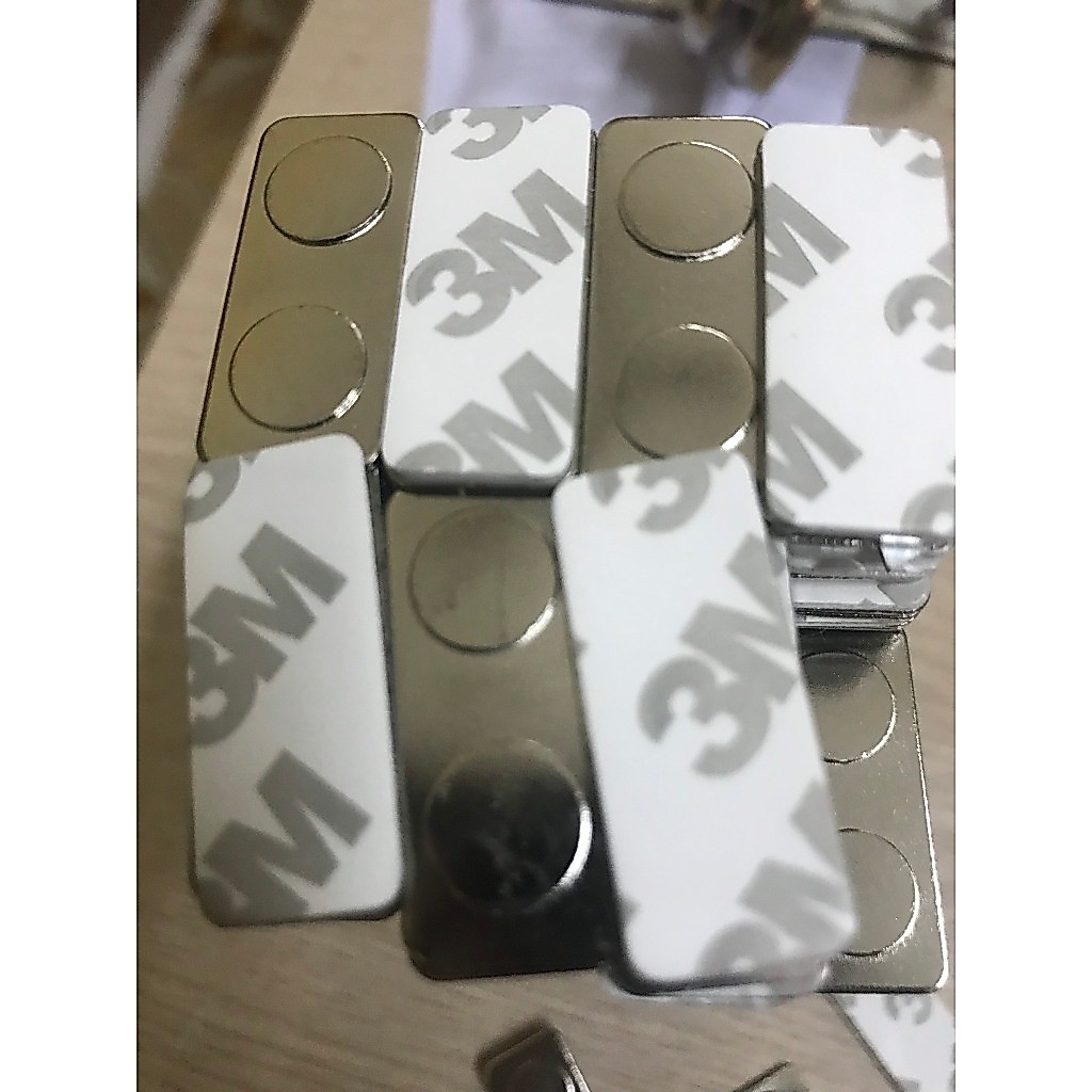 Thẻ tên nam châm KT 30X13MM, sét 5 cái
