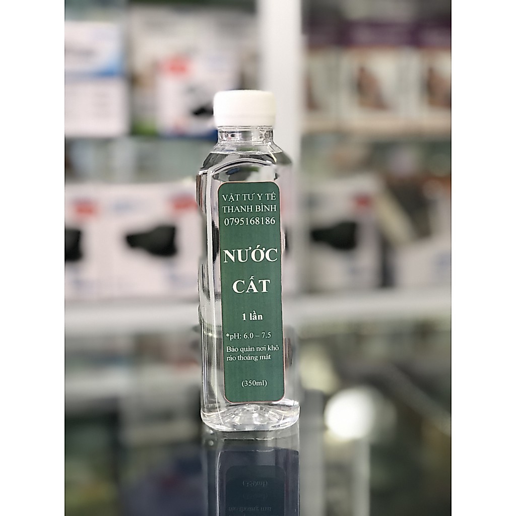 Nước cất 1 lần (chai 350ml)