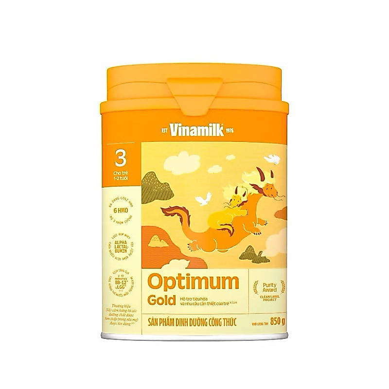 Sữa bột Optimum Gold 3 850g