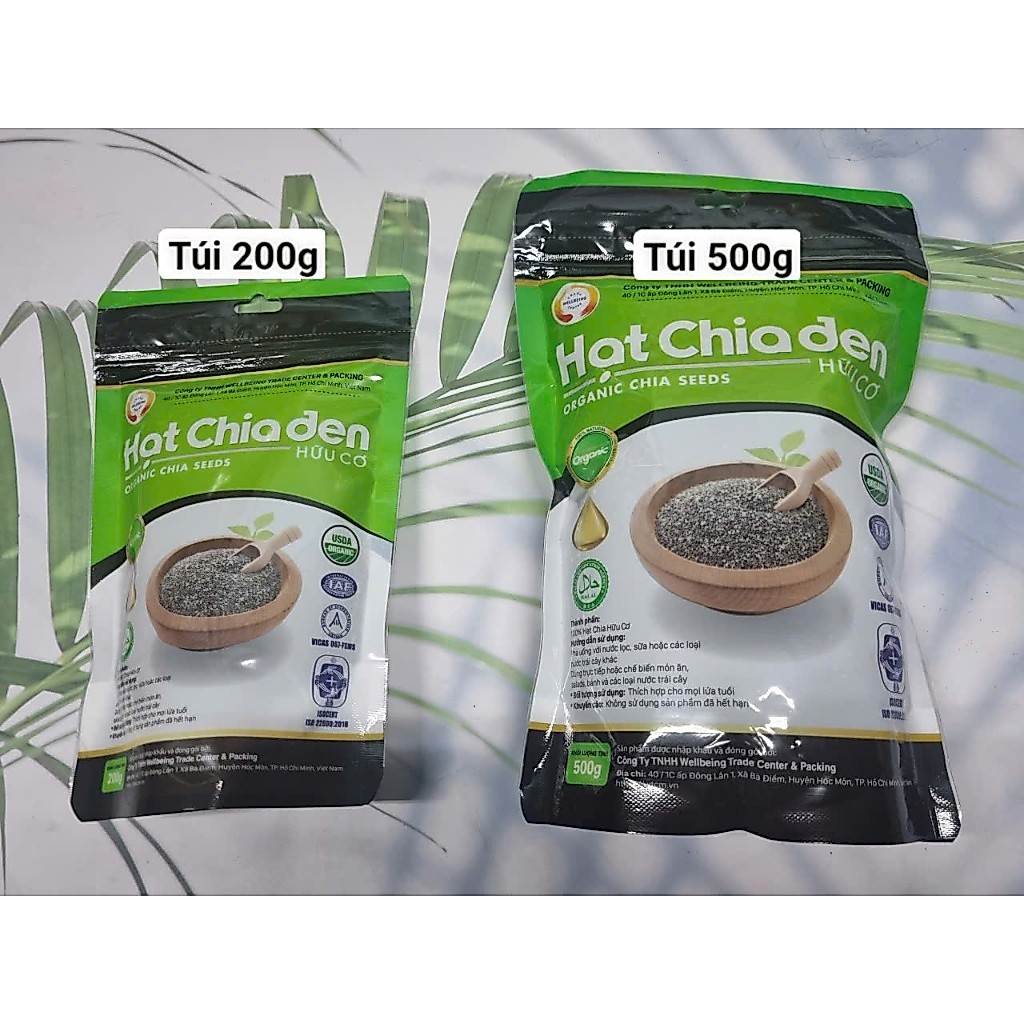 Hạt Chia Úc Hữu Cơ Loại Chuẩn Ngon (Chiết bịch lẻ)