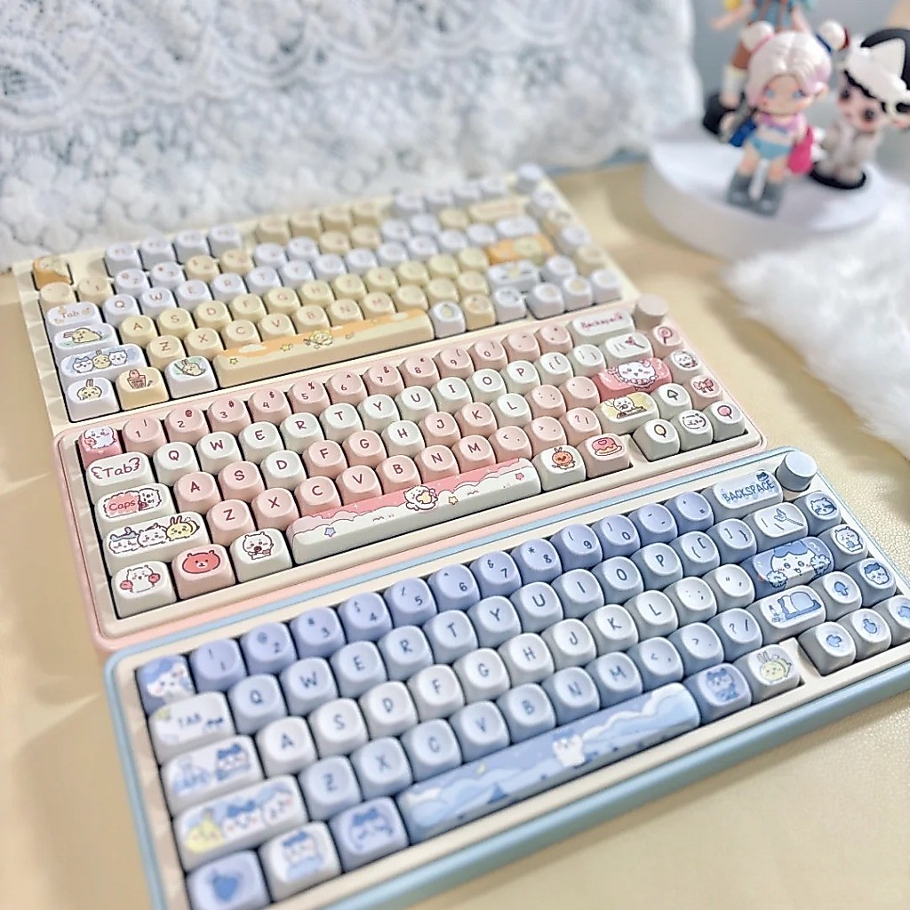 (Không phải bàn phím) Keycap MOA profile dễ thương, nhựa PBT Cat, Hamters, Puppy - In Dyesub | BigBuy360 - bigbuy360.vn