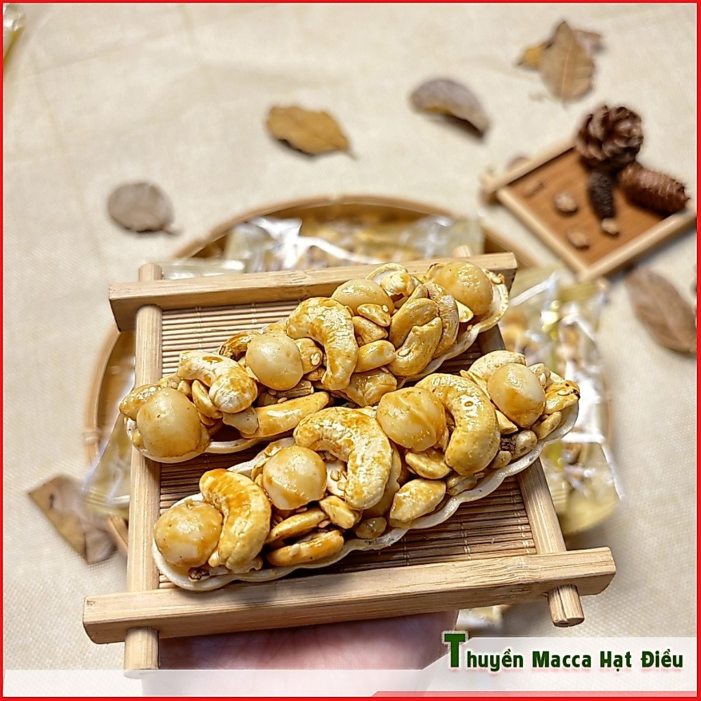 1KG THUYỀN MACCA HẠT ĐIỀU